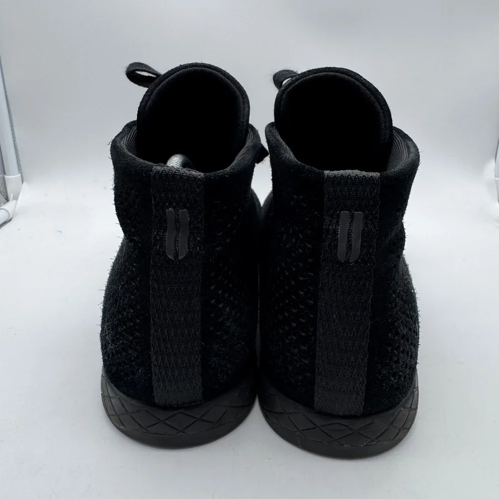 NoBull‎ Black Mid Suede Lace-up Trainer Sneaker Lifting Shoes Men's 11